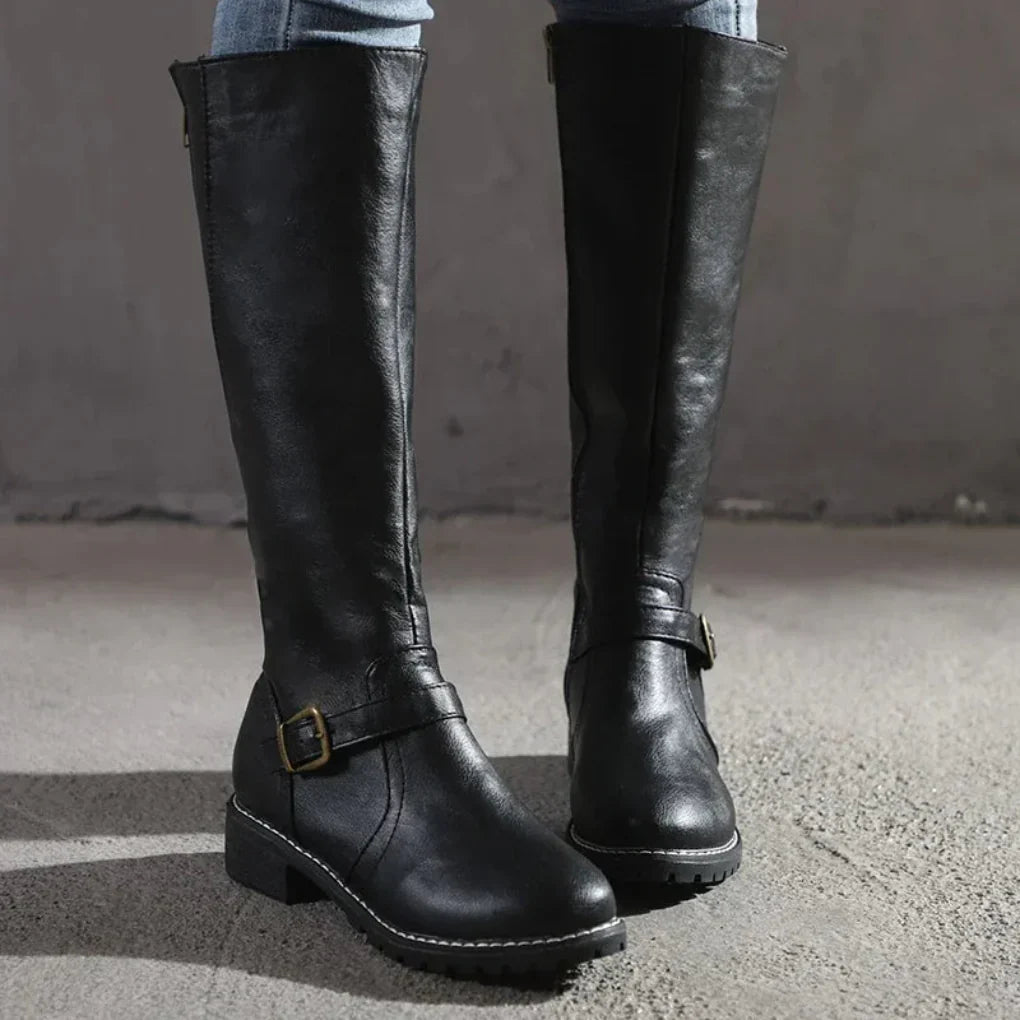Women Leather Ankle Boots