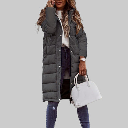 Women's Quilted Hooded Parka Jacket