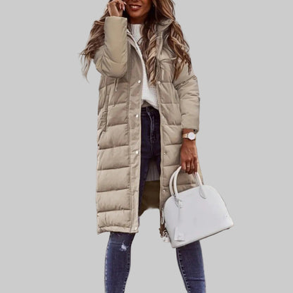 Women's Quilted Hooded Parka Jacket