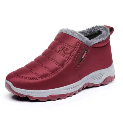 Women's Quilted Waterproof Winter Boots Slip-On Black - Vonnera
