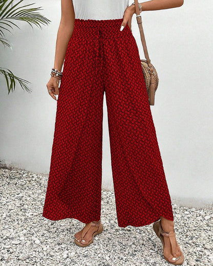 Women's High Waist Palazzo Trousers