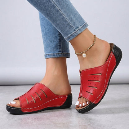 Orthopedic Wedge Slide Sandals Comfortable