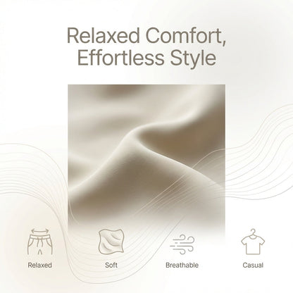 Relaxed Fit Shorts Drawstring Waist Textured Finish