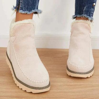 Women's Thick Soled Snow Boots Comfortable Insulated - Vonnera