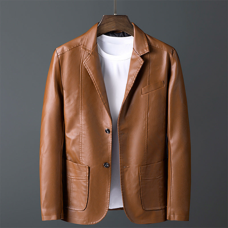 Men's Genuine Leather Classic Jacket - Vonnera