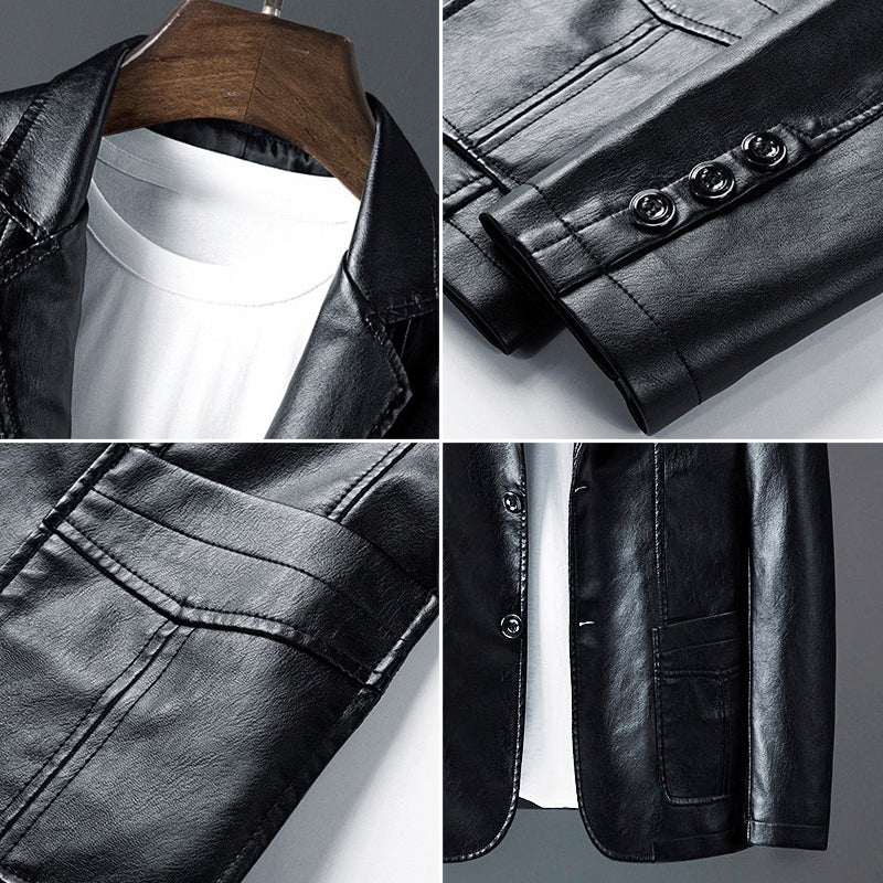 Men's Genuine Leather Classic Jacket