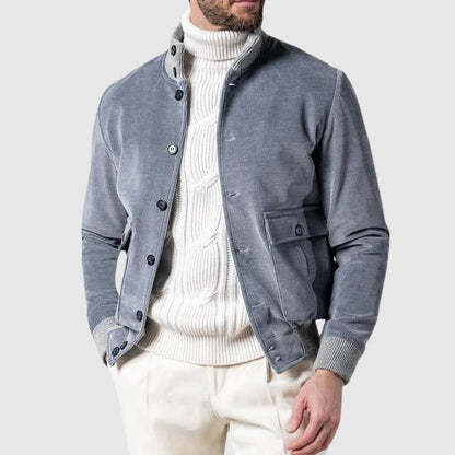 Men's Corduroy Bomber Jacket - Vonnera