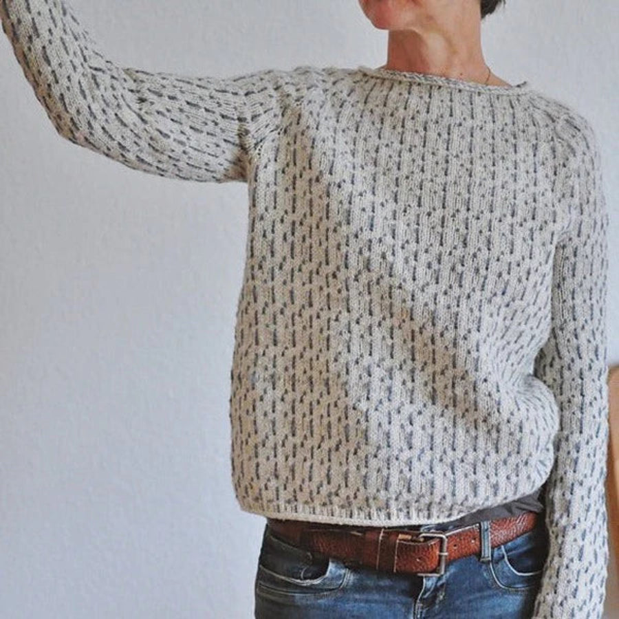 Relaxed Fit Wool Knit Sweater for Women – Cozy Casual Comfort Caliboot