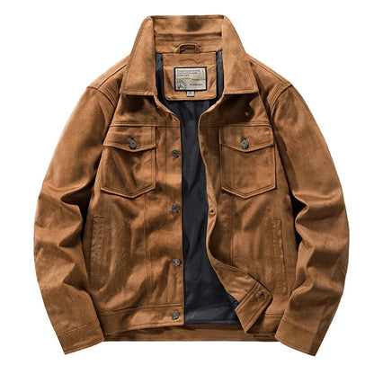 Norran Suede Leather Jacket - Vonnera