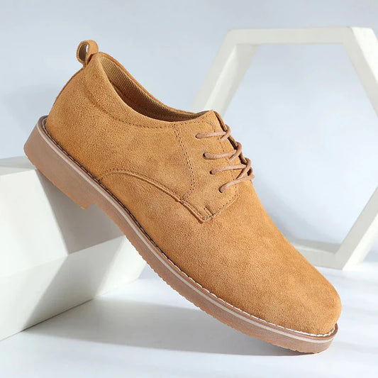 Men's Low- Oxfords Lace-Up Leather Comfort Shoes - Vonnera