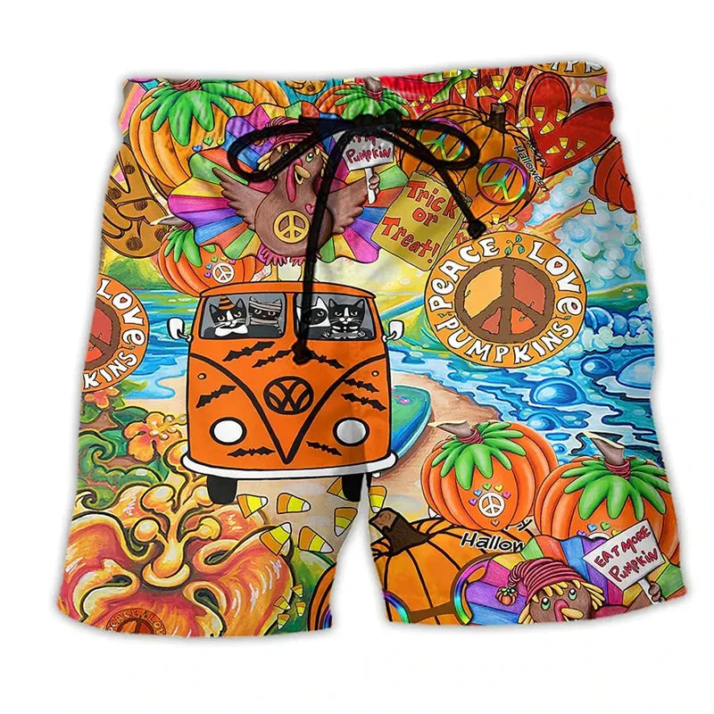 Men's Swim Shorts Bold Colorful