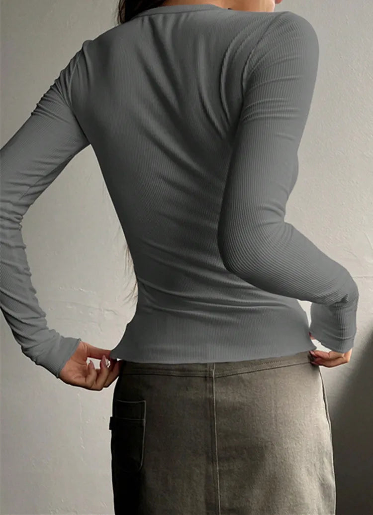 Minimalist Men's Henley Shirt