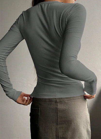 Minimalist Men's Henley Shirt