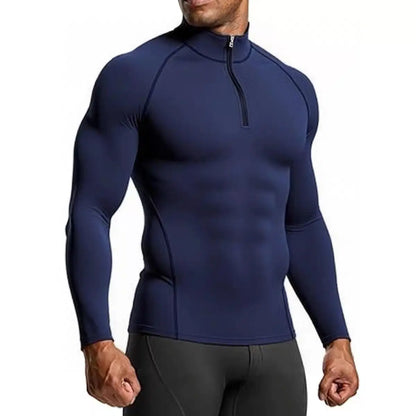 Nova Men's Compression Half-Zip Shirt - Vonnera