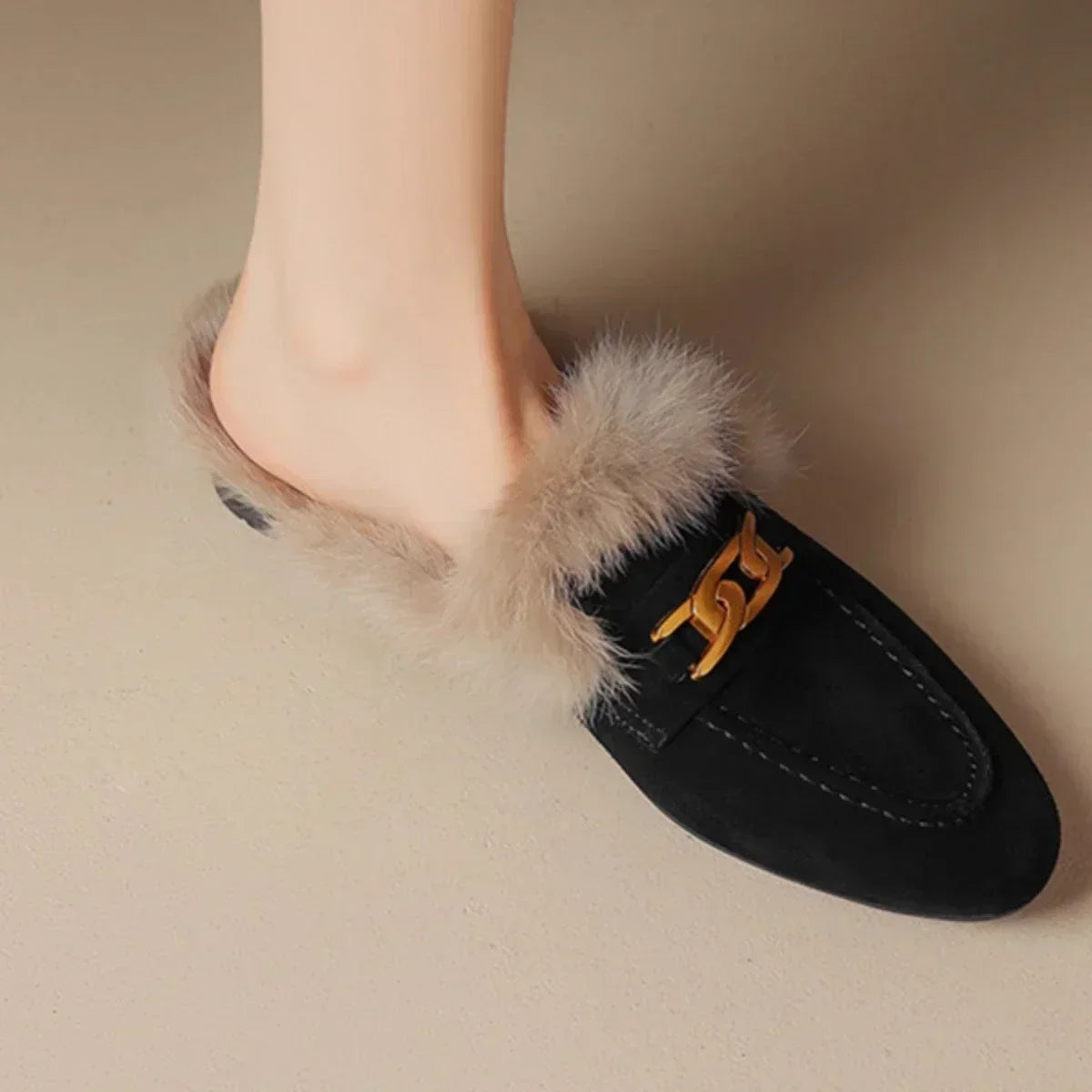 Women's Fur Mules Whisper Madona