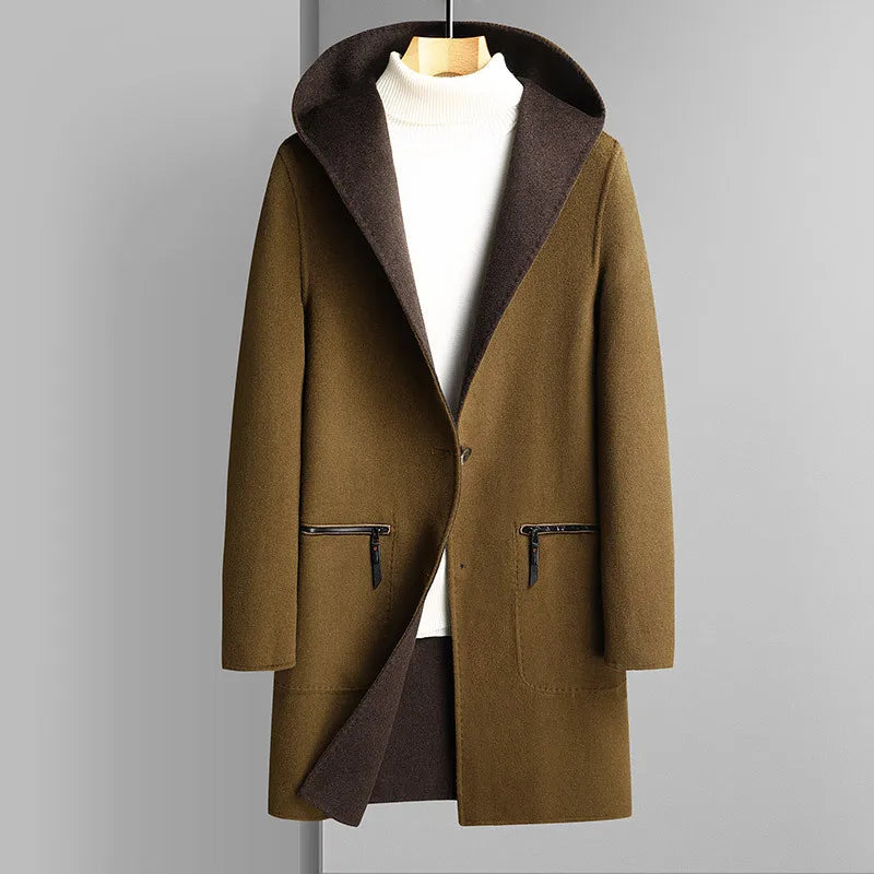 Wool Overcoat Italian Style - Vonnera