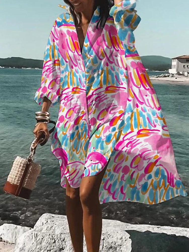 Women's V-Neck Dress