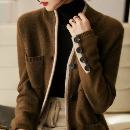 Women's Tailored Cardigan Button Up Vintage Style - Vonnera