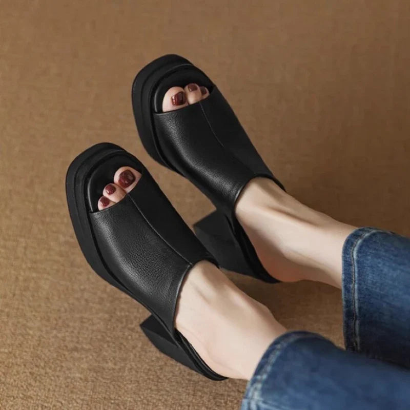 Bianca Women's Platform Flat Sandals