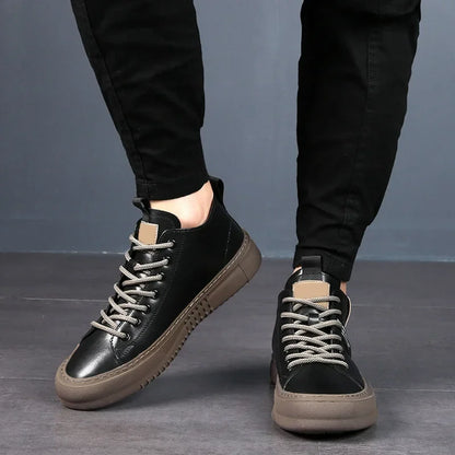Caspian Men's Leather Sneakers