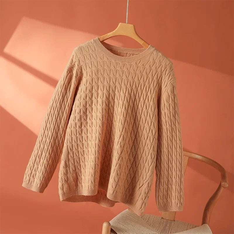 Women's Textured Pattern Sweater