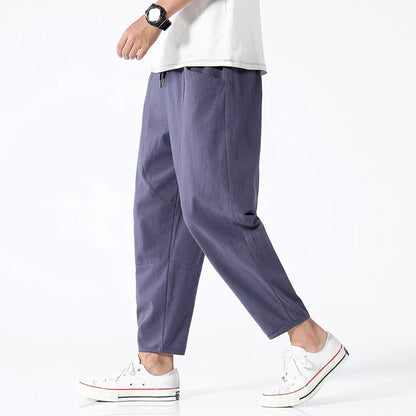 Men's Cropped Pants Kyoto Style - Vonnera