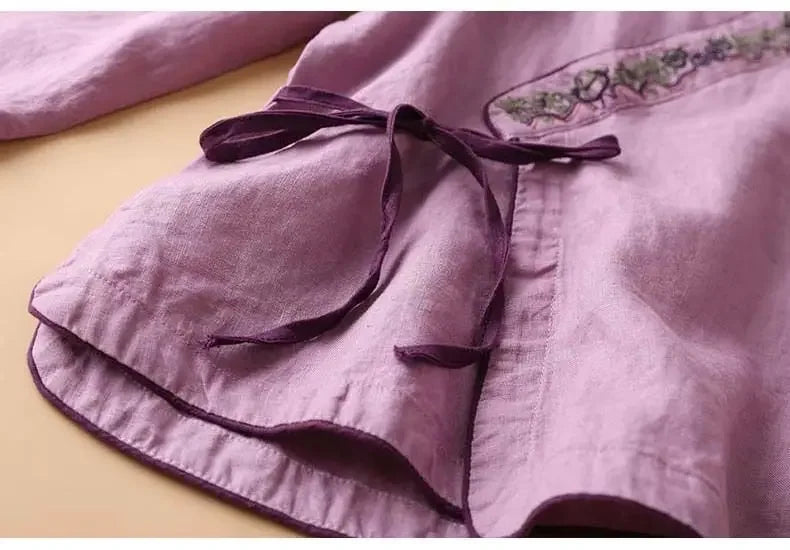 Women's Relaxed Fit Blouse Lightweight Breeze Pattern