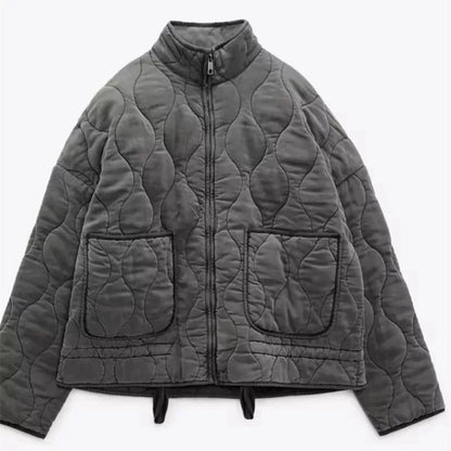 Stylish Versatile Pocket-Detail Jacket