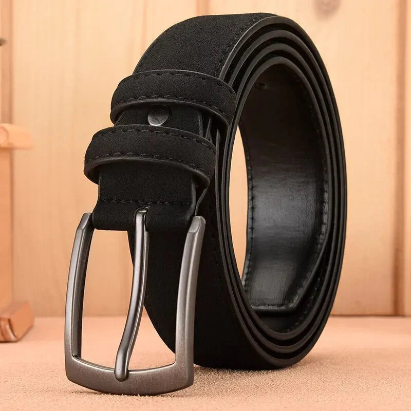 Men's Adjustable Leather Belt Everyday Comfort - Vonnera