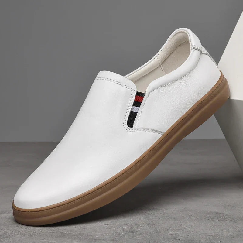 Casvian Men's Leather Loafers - Vonnera