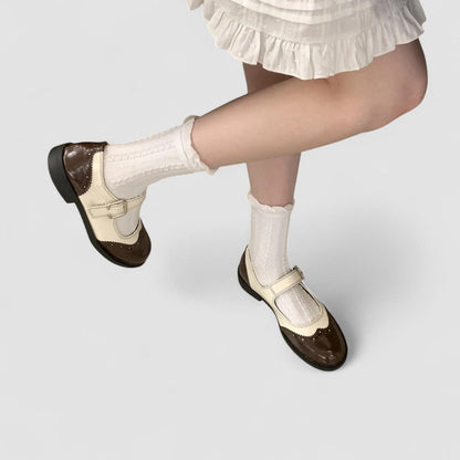 Women's Mary Jane Closed Toe Buckle Shoes