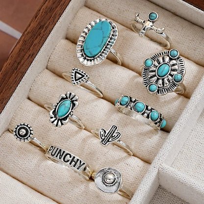 Dakota Western Ring Set 10 Piece