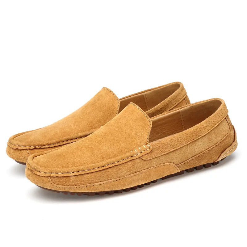Men's Suede Loafers Brown