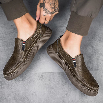 Vivana Mens Leather Loafers