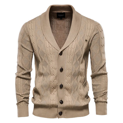 Men's Button Cardigan Sweater - Vonnera