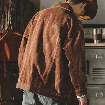 Men's Classic Denim Jacket Modern Comfortable Style