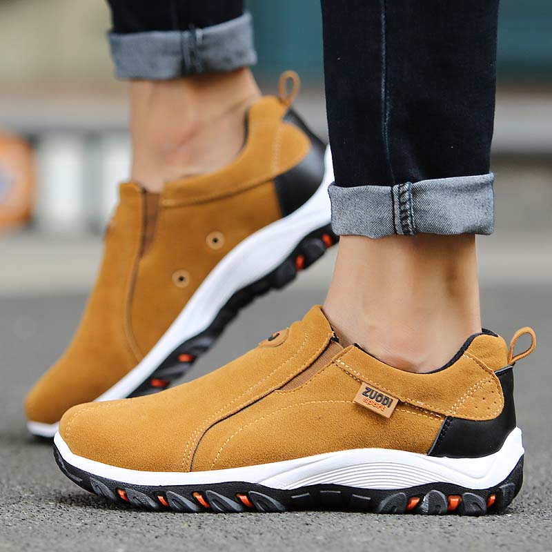 Men's Slip-On Sneakers Sporty Design