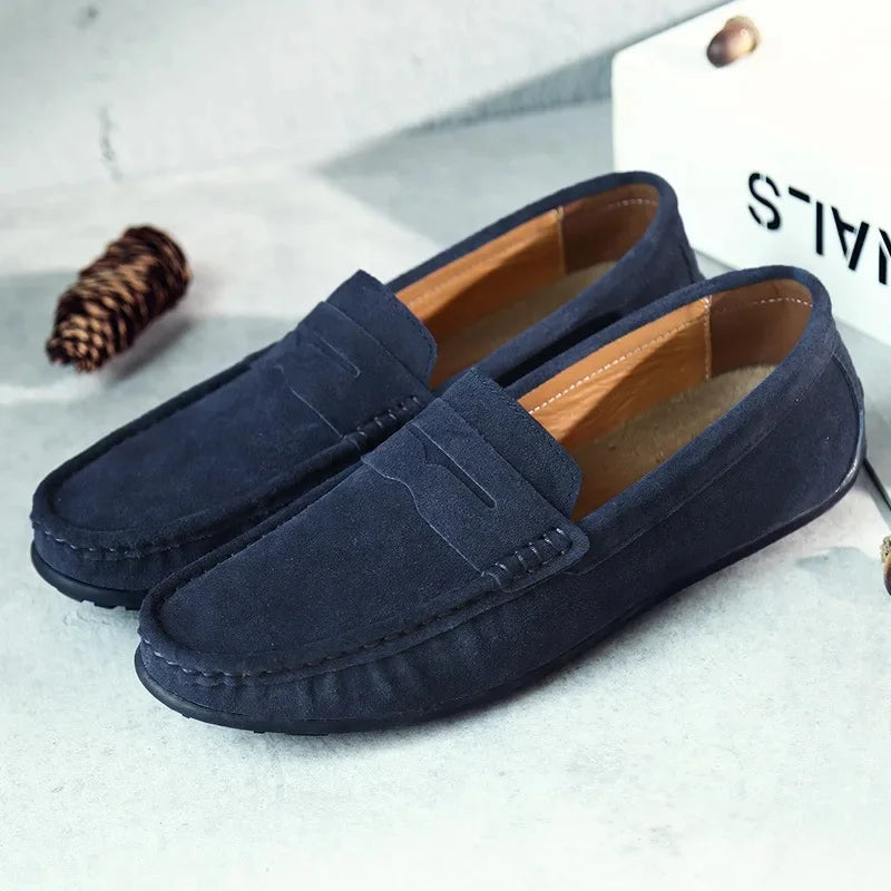 Men's Soft Leather Loafers Comfortable
