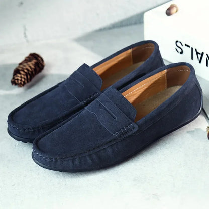 Men's Soft Leather Loafers Comfortable