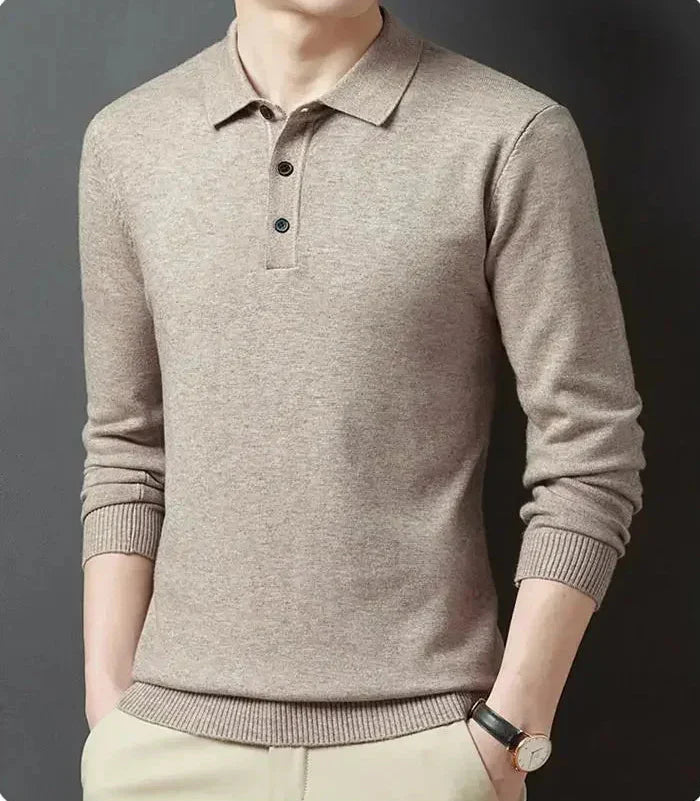 Trevaldo Men's Knit Polo Shirt - Vonnera