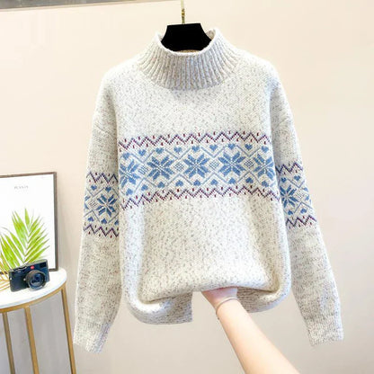 Women's Turtleneck Sweater High Collar