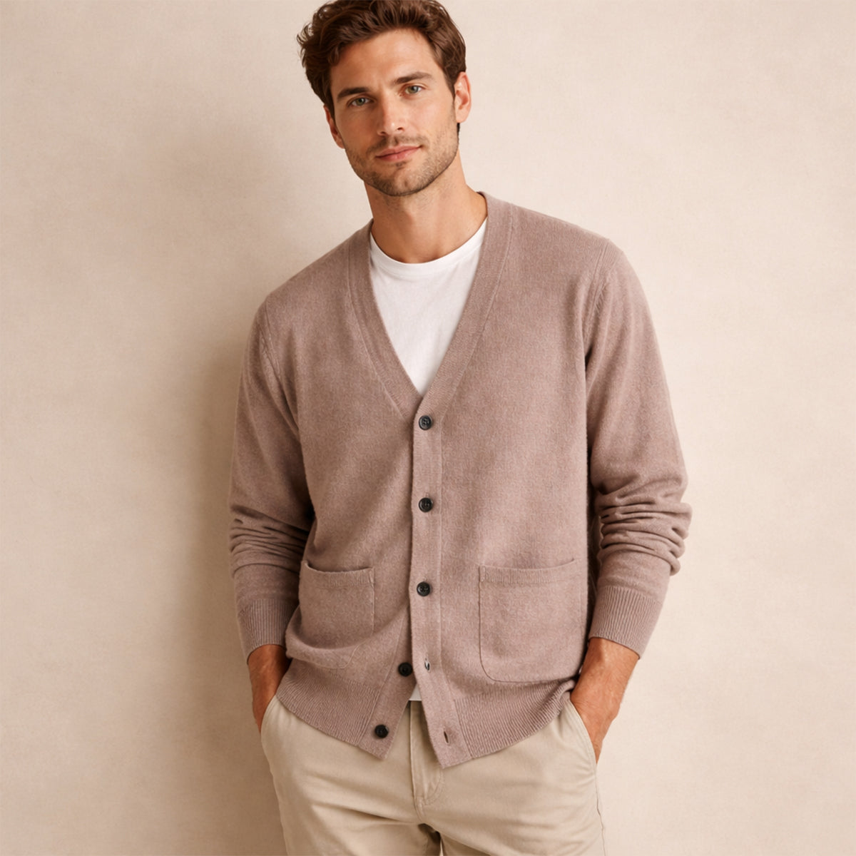 Men's Cashmere Cardigan