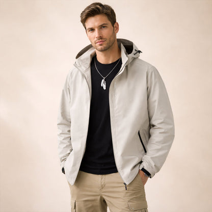 Waterproof Softshell Rain Jacket Windproof Hooded Outdoor Coat