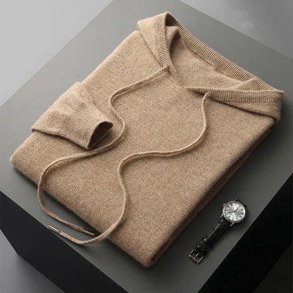 Men's Pullover Hoodie Drawstring Design