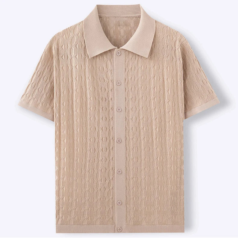 Men's Knit Polo Shirt
