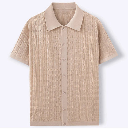 Men's Knit Polo Shirt