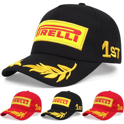Unisex Baseball Hat Cool Racing Style Cotton Sunshade Cap - Vonnera