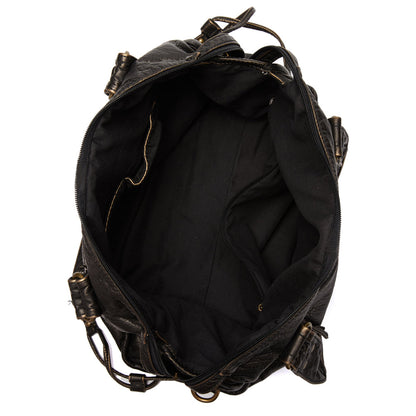Rachel Women's Black Leather Handbag