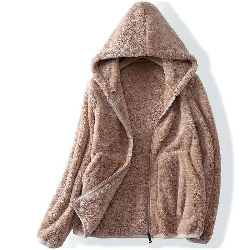 Women's Relaxed Fit Hoodie Zip-Up Soft Comfortable - Vonnera