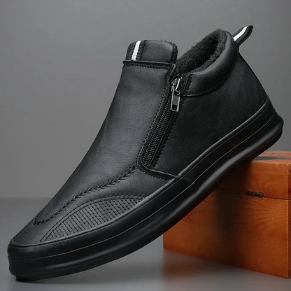 Nirvana Men's Leather Sneakers - Vonnera